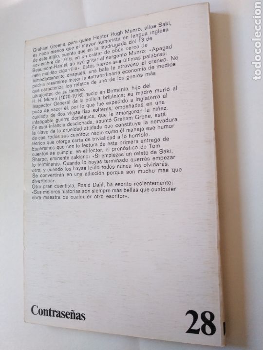 Libros de segunda mano: Cuentos de humor y de horror / Saki - Foto 2