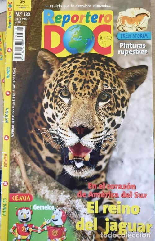 Libros de segunda mano: REPORTERO DOC N&ordm; 132. EN EL CORAZON DE AMERICA DEL SUR. EL REINO DEL JAGUAR. CIENCIA: GEMELOS. PREHI