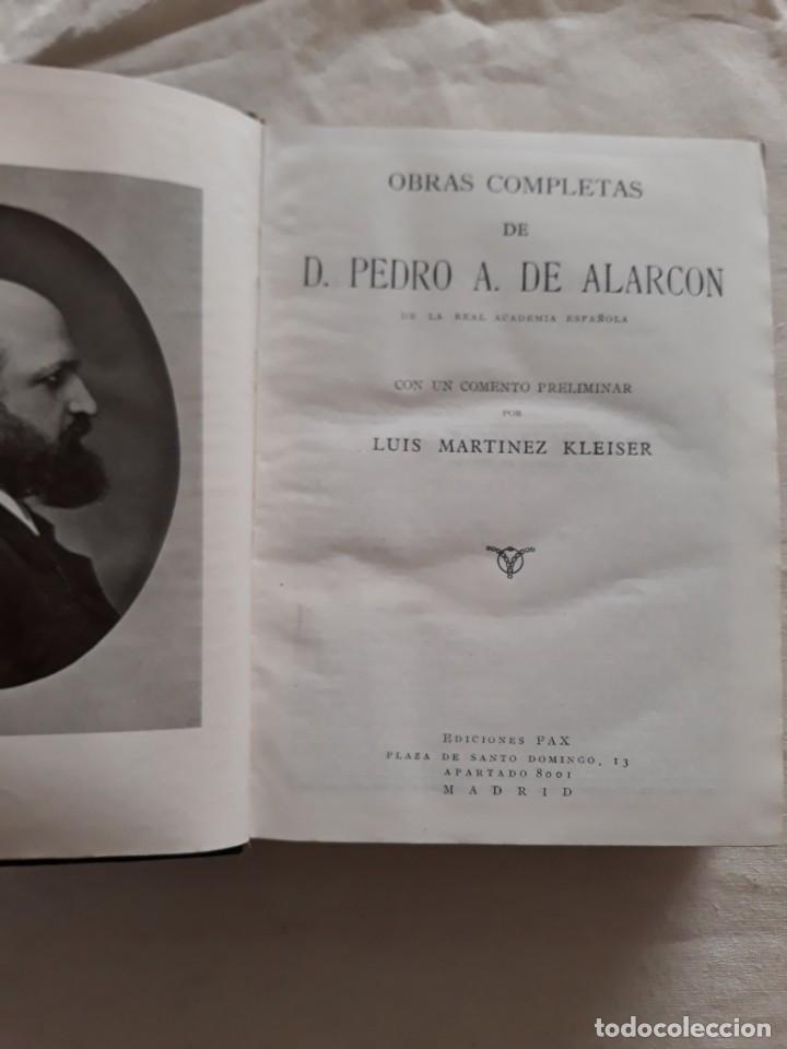 Libros de segunda mano: OBRAS COMPLETAS DE D. PEDRO A. DE ALARC&Oacute;N - Foto 3