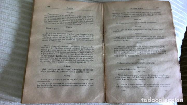 Libros de segunda mano: Libros de Plauto de principios del siglo XX - Foto 3