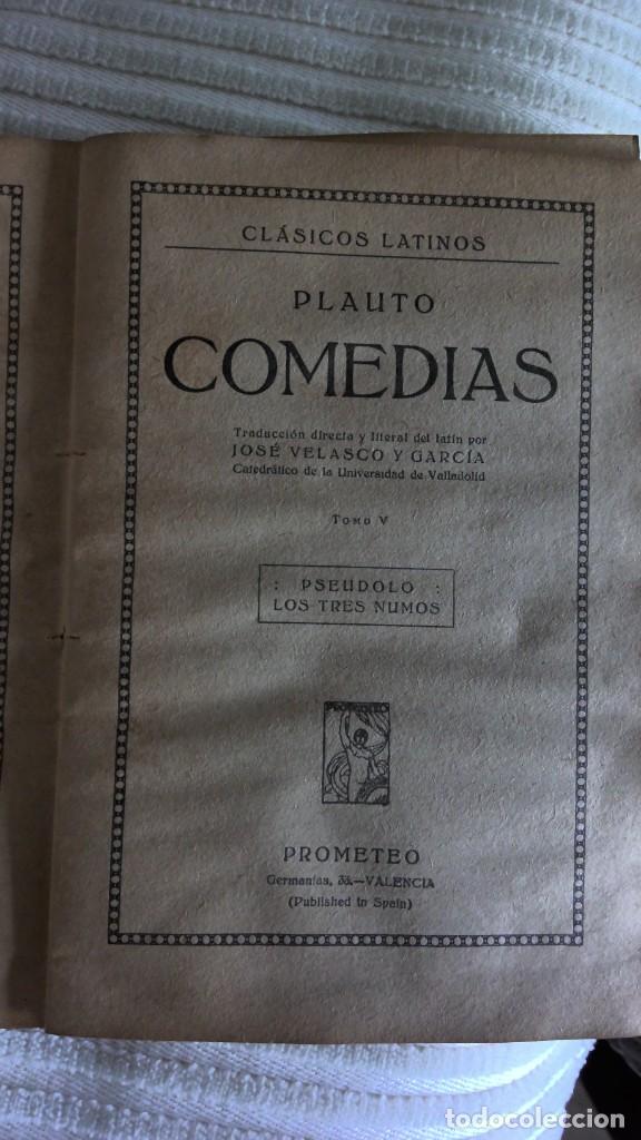 Libros de segunda mano: Libros de Plauto de principios del siglo XX - Foto 4