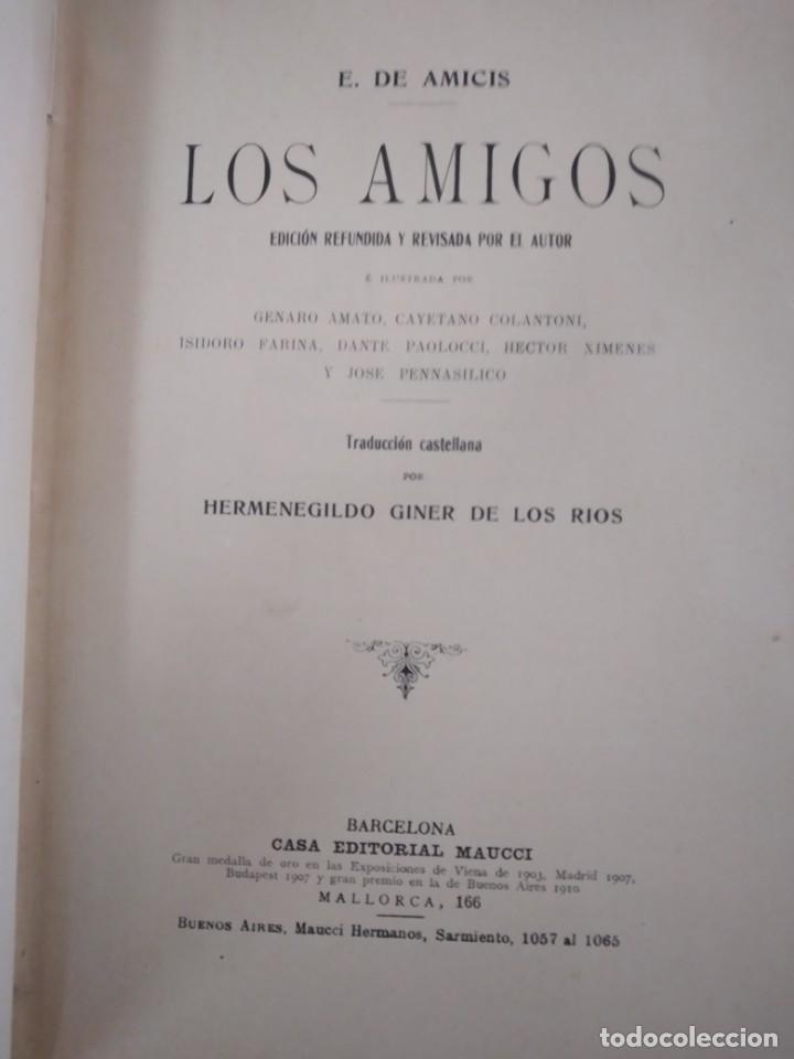 Libros de segunda mano: LOS AMIGOS - Foto 2