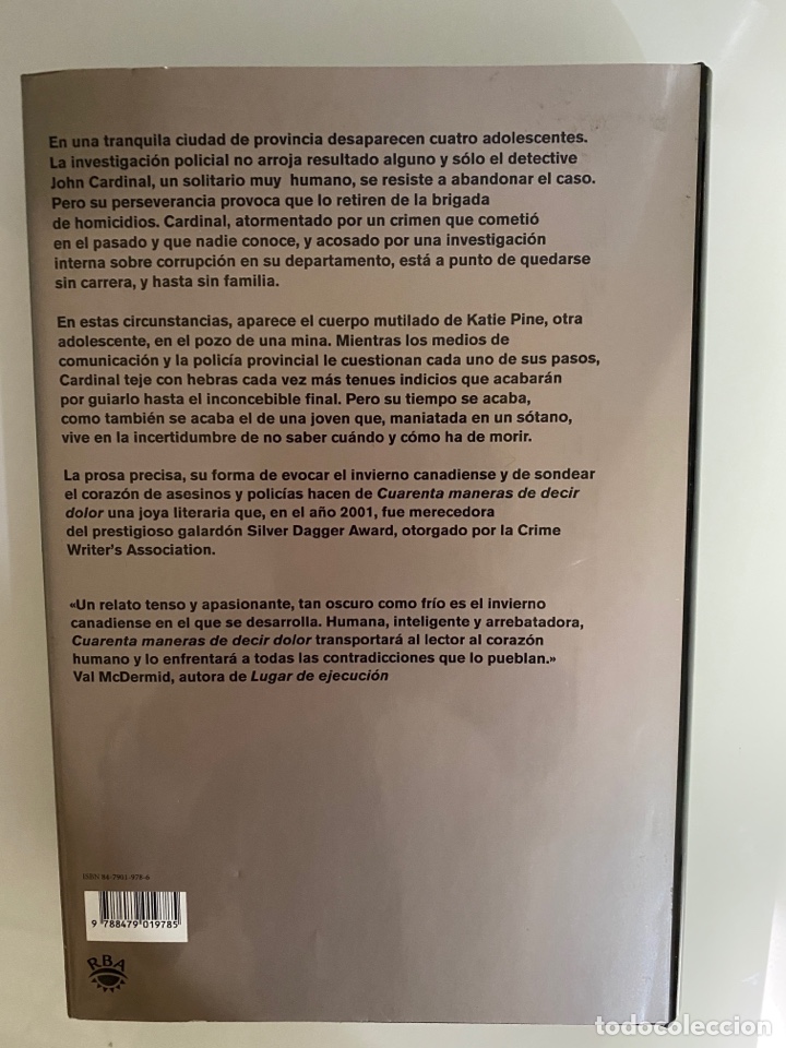 Libros de segunda mano: Cuarenta maneras de decir dolor - BLUNT, Giles - Foto 2