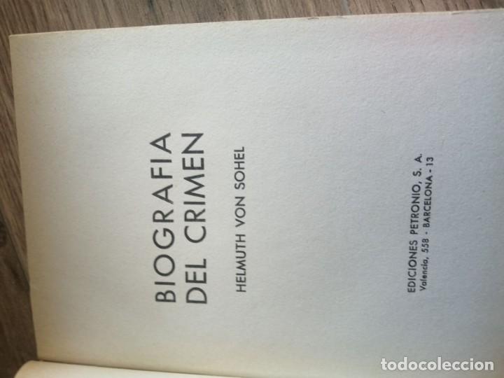 Libros de segunda mano: Biograf&iacute;a del crimen - Foto 4