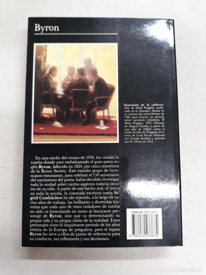 Libros de segunda mano: COMB&Uuml;CHEN, SIGRID. BYRON - Foto 2
