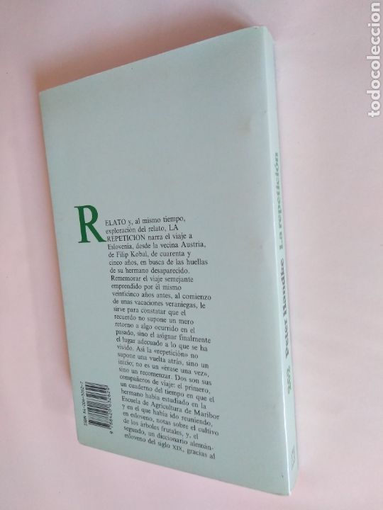 Libros de segunda mano: PETER HANDKE:&nbsp;LA REPETICI&Oacute;N - Foto 2