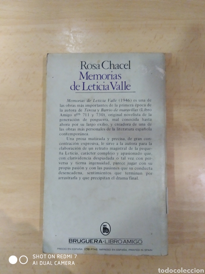 Libros de segunda mano: Memorias de Leticia Valle. - Foto 2