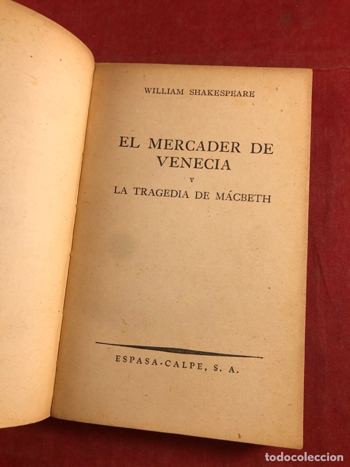 Libros de segunda mano: El mercader de Venecia - Foto 2
