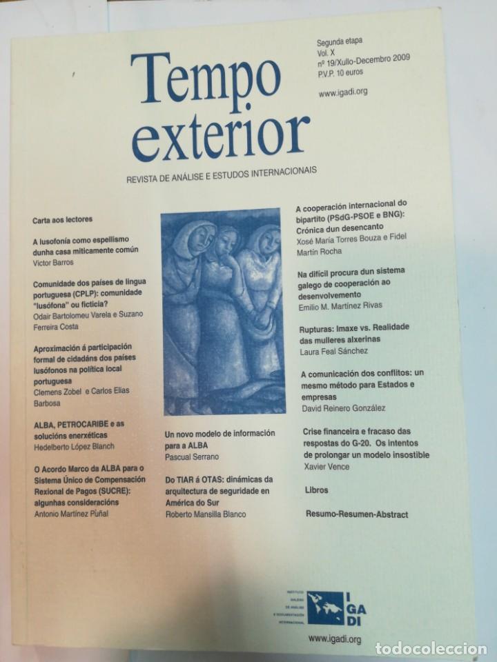 Gebrauchte B&uuml;cher: Revista de an&aacute;lise e estudos internacionais Tempo exterior. V. X, n&ordm; 19/xullo-Decembro 2009 SA4292