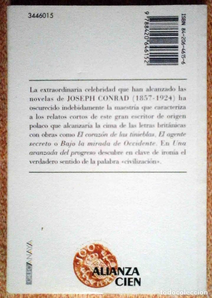 Libros de segunda mano: Alianza Cien: Una avanzada del progreso (Joseph Conrad) - Foto 2