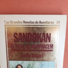 Libros de segunda mano: SANDOKÁN EL TIGRE DE MONPRSCEM. EMILIO SALGARI. EDICIONES ORBIS, S.A.