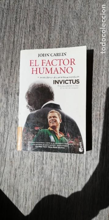 Libros de segunda mano: EL FACTOR HUMANO - JOHN CARLIN. Booket. 2010 - Foto 1