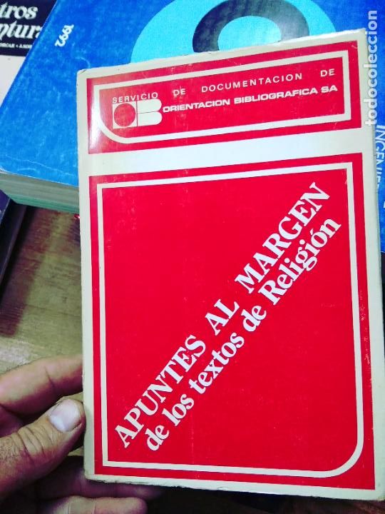Livres d'occasion: Apuntes al margen de los textos de religi&oacute;n. L.25359