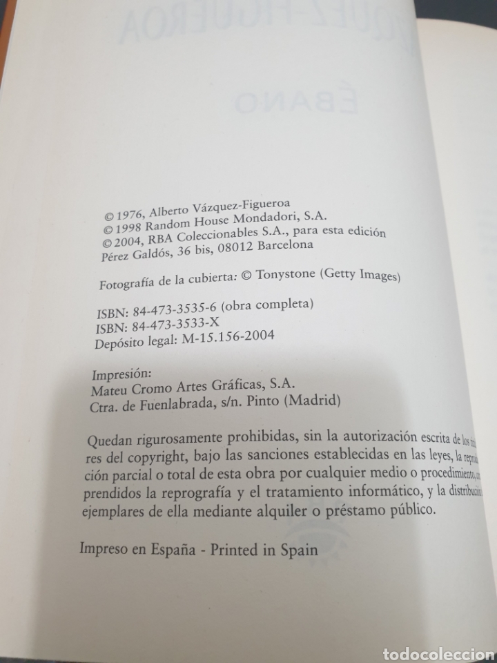 Libros de segunda mano: &Eacute;bano, 2004, Alberto V&aacute;zquez Figueroa - Foto 6