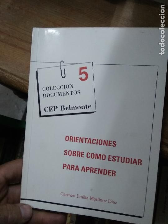 Second hand books: Orientaciones sobre como estudiar para aprender, Carmen Emilia Mart&iacute;nez D&iacute;az. L.25460