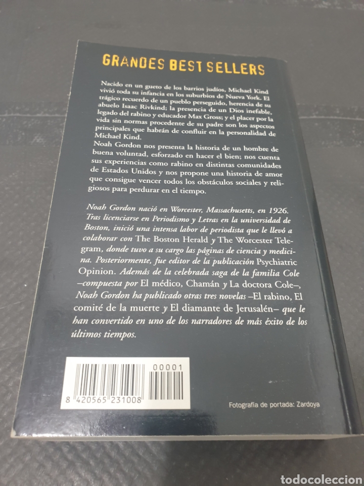 Libros de segunda mano: El rabino, 1998, Noah gordon - Foto 4