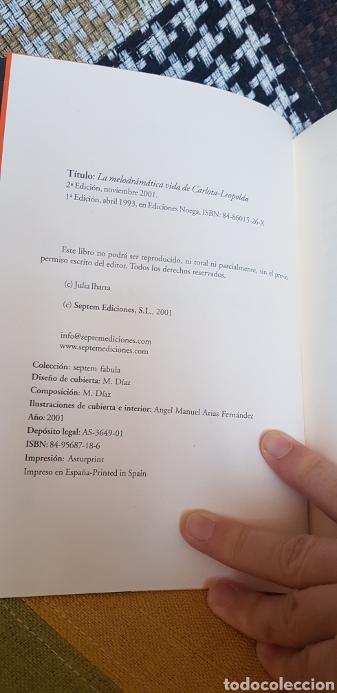 Libros de segunda mano: Libro LA MELODRAM&Aacute;TICA VIDA DE CARLOTA-LEOPOLDA, 2001 - Foto 6