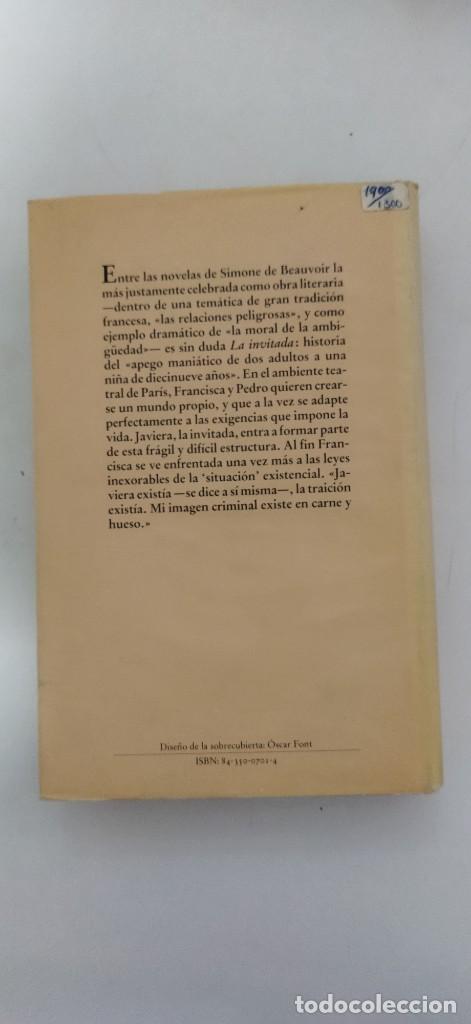 Libros de segunda mano: La invitada.- Simone de Beauvoir.- Ed. Edhasa - Foto 2