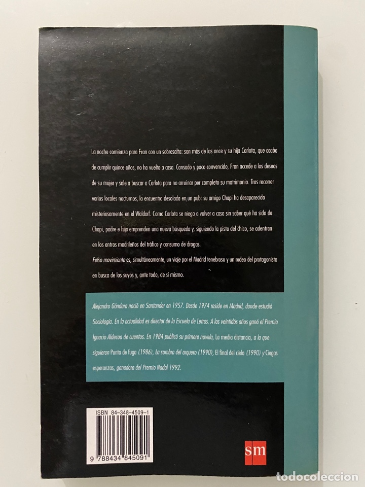 Libros de segunda mano: Falso movimiento - G&Aacute;NDARA, Alejandro - Foto 2