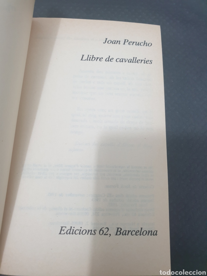 Libros de segunda mano: Llibre de cavalleries, 1985, Joan perucho - Foto 5