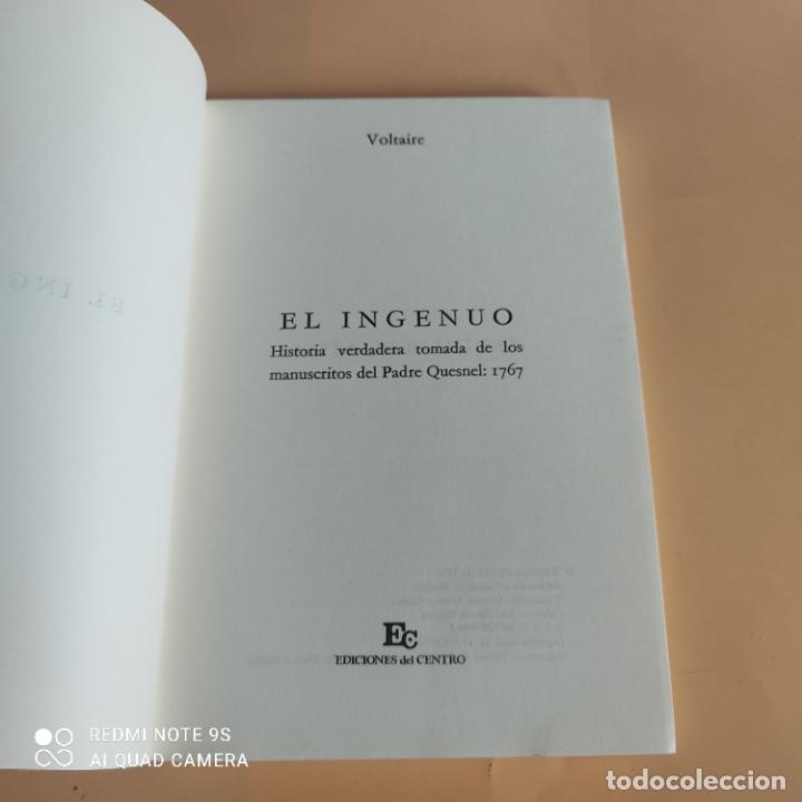 Libros de segunda mano: EL INGENUO. VOLTAIRE. 1974. EDICIONES DEL CENTRO. 140 PAGS. - Foto 2