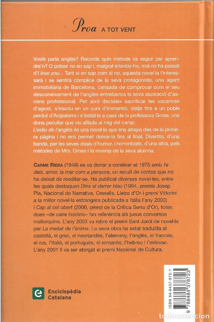 Libros de segunda mano: LESTIU DE LANGL&Egrave;S CARME RIERA - Foto 2