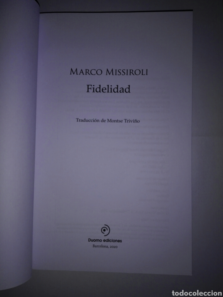 Libros de segunda mano: Fidelidad. - Foto 2