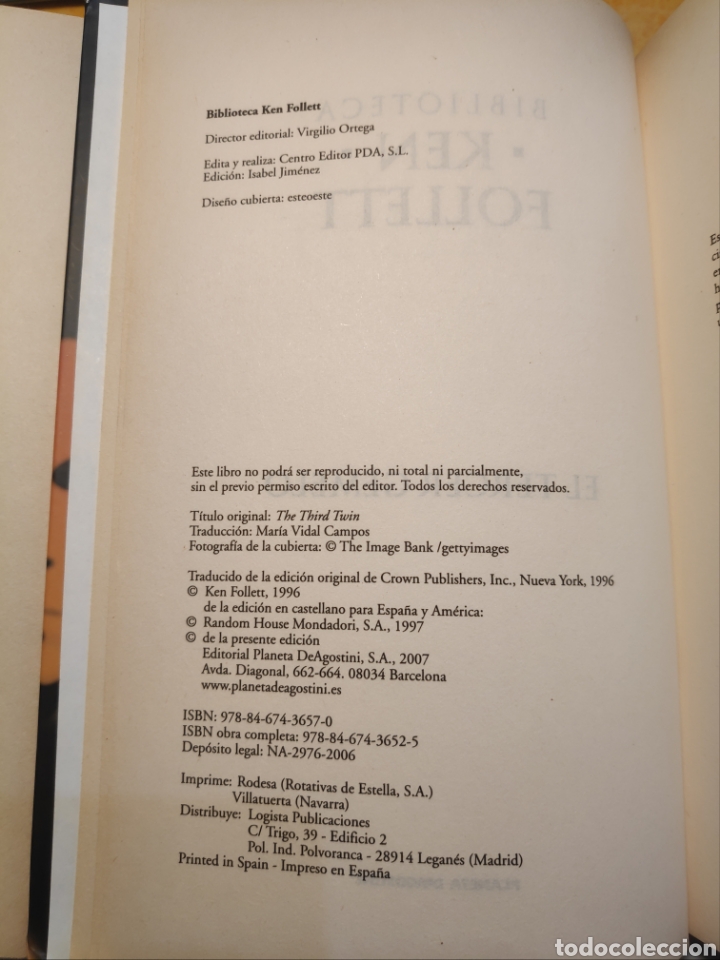 Libros de segunda mano: Lote de libros de Ken Follett - Foto 7