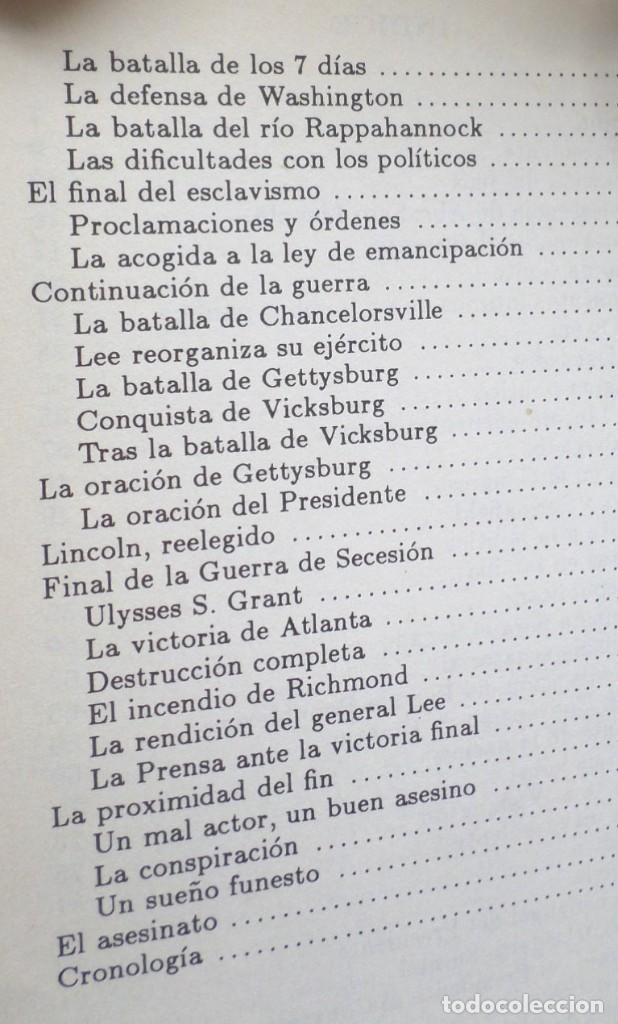 Libros de segunda mano: LINCOLN - William Taylor - Foto 4