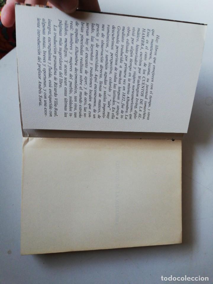 Libros de segunda mano: Cuentos de la Alhambra. W. Irving. 1976 - Foto 2