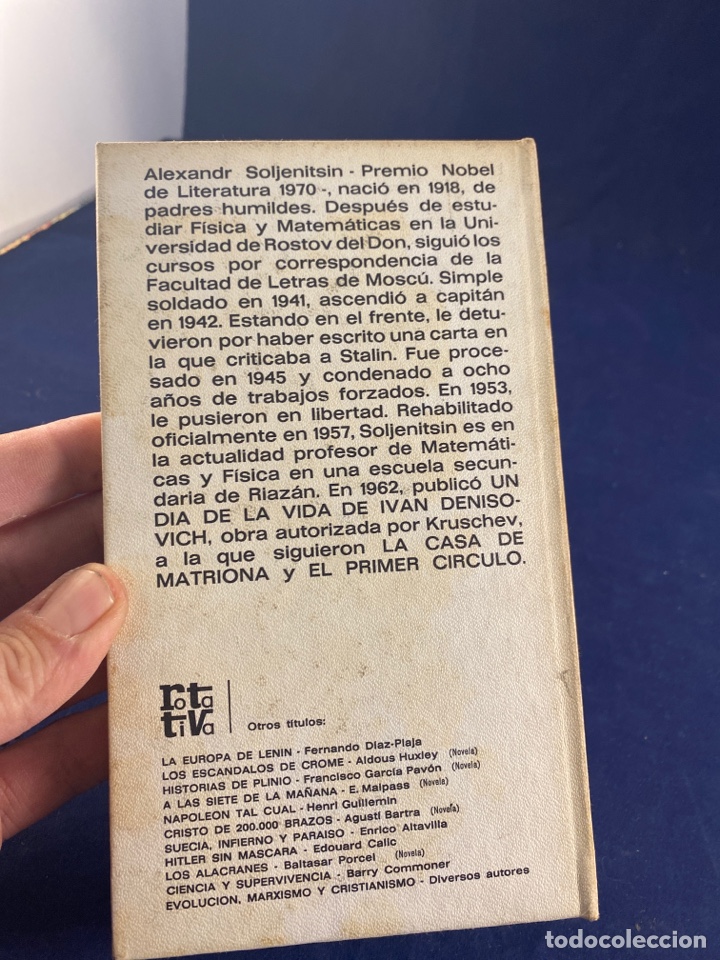 Libros de segunda mano: Un d&iacute;a de la vida de Ivan Denisovich - Foto 3