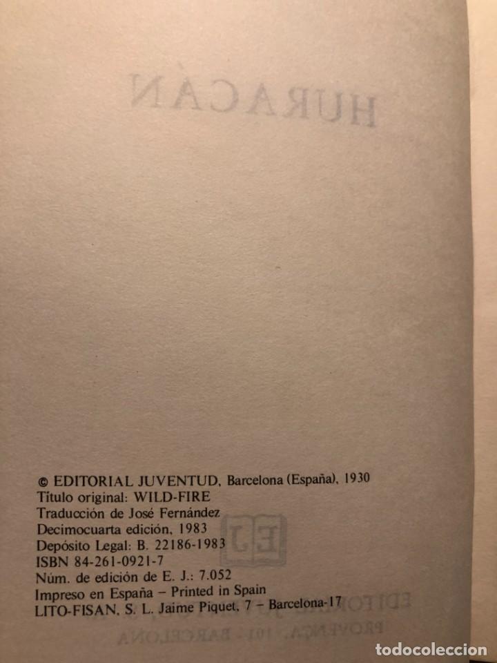 Libros de segunda mano: Hurac&aacute;n - Zane Grey - Foto 3