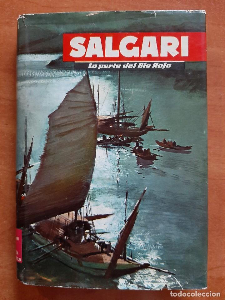 Libros de segunda mano: 1955 LA PERLA DEL R&Iacute;O ROJO - SALGARI - Foto 1