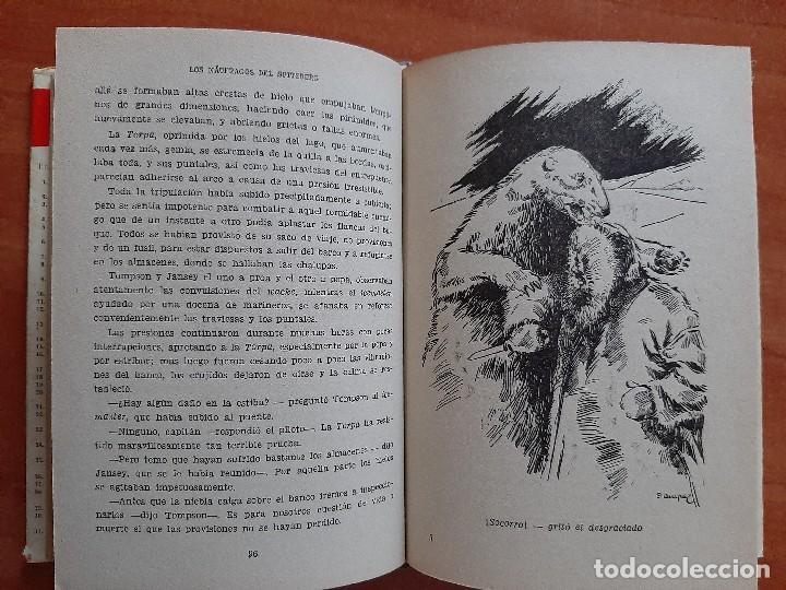 Libros de segunda mano: 1957 LOS NAUFR&Aacute;GOS DEL SPITZBERG - SALGARI - Foto 3