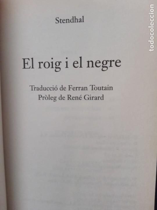 Libros de segunda mano: El Roig i el negre.Stendhal. - Foto 3