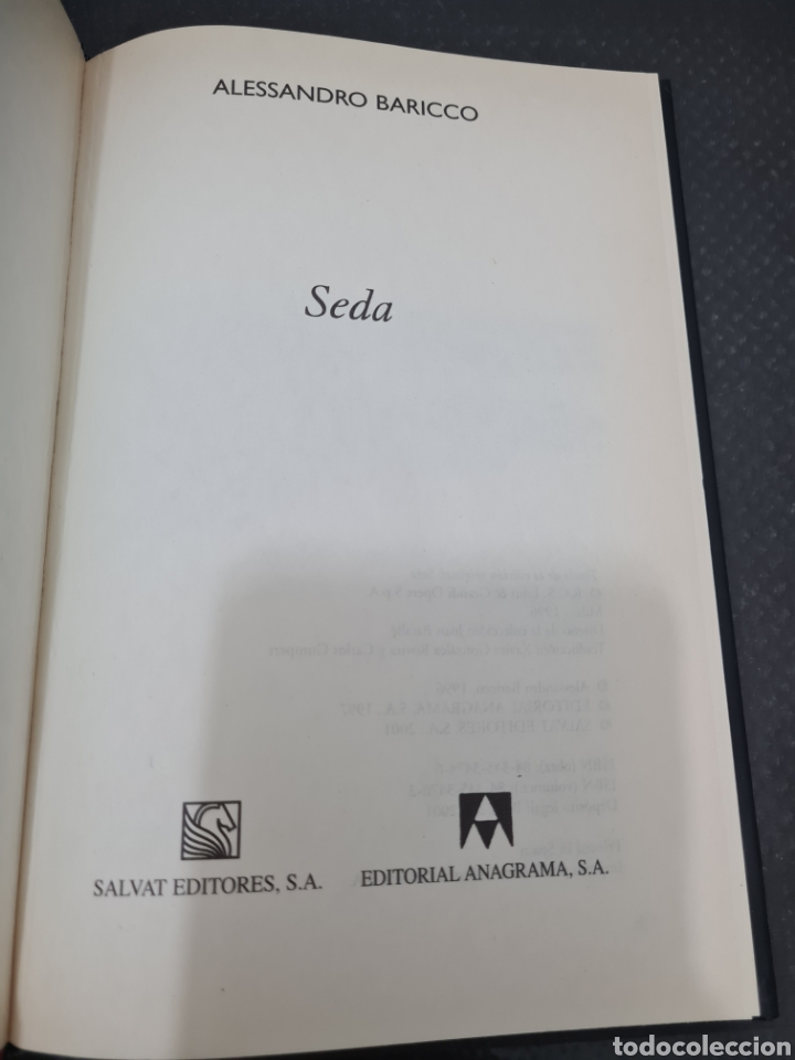 Libros de segunda mano: Seda, 1997, Alessandro baricco - Foto 5