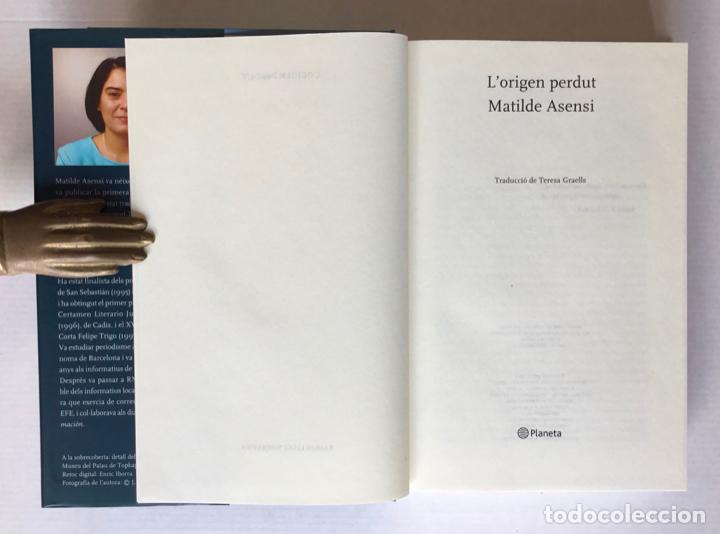 Libros de segunda mano: LORIGEN PERDUT. - ASENSI, Matilde. - Foto 2