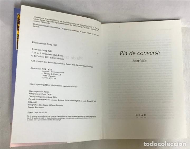 Libros de segunda mano: PLA DE CONVERSA, JOSEP VALLS - Foto 3