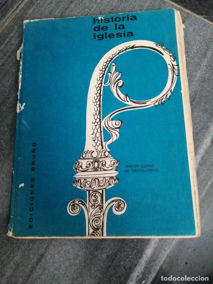 Libros de segunda mano: Libro HISTORIA DE LA IGLESIA LITURGIA edici&oacute;n BRO&Ntilde;O bachillerato