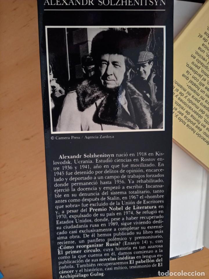 Libros de segunda mano: ALEXANDR SOLZHENITSYN EL PRIMER CIRCULO - Foto 4