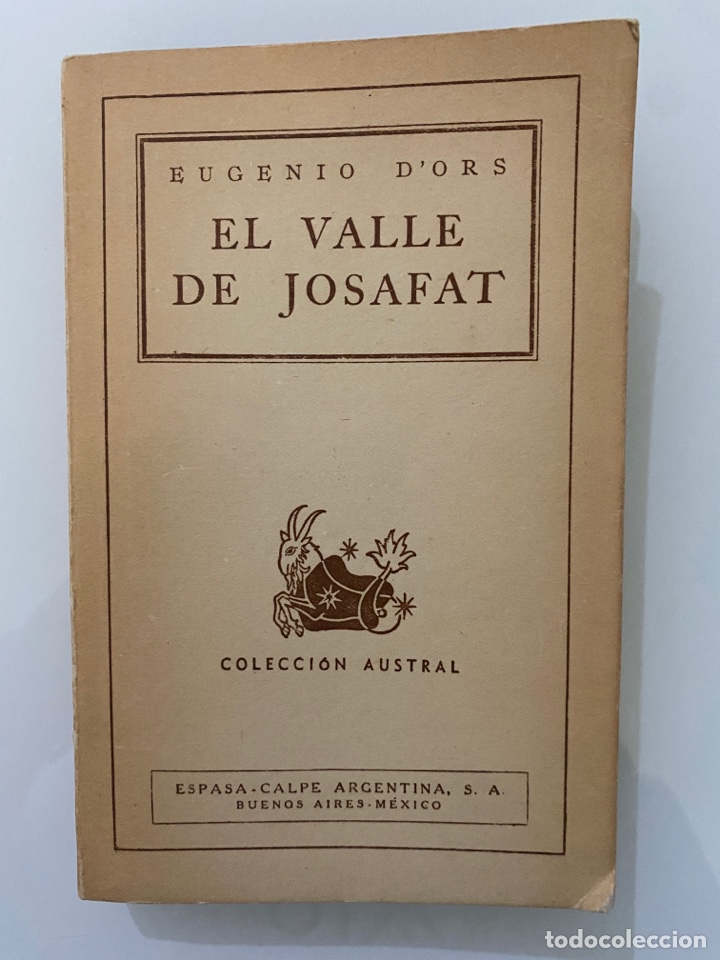 Libros de segunda mano: El Valle de Josafat - DORS, Eugenio - Foto 1