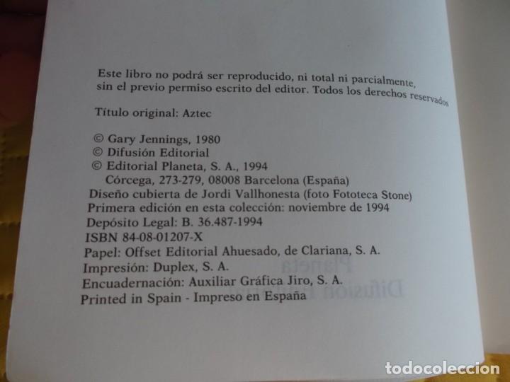 Libros de segunda mano: AZTECA GARY JENINGS - Foto 2