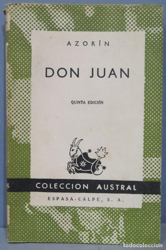 Libros de segunda mano: DON JUAN. AZORIN. AUSTRAL - Foto 1
