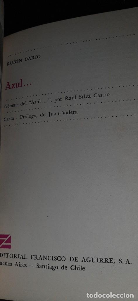 Libros de segunda mano: AZUL... RUBEN DARIO. - Foto 2