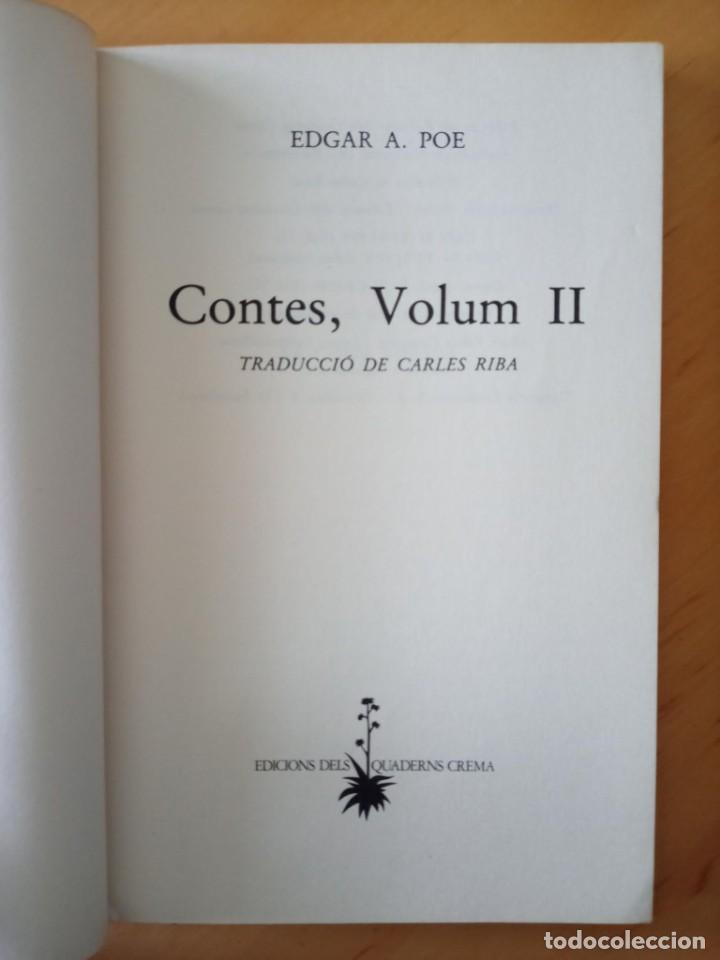 Libros de segunda mano: EDGAR ALLAN POE CONTES - Foto 7