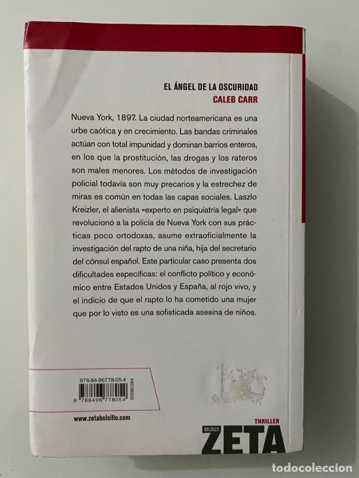 Libros de segunda mano: El &aacute;ngel de la oscuridad - CARR, Caleb - Foto 2