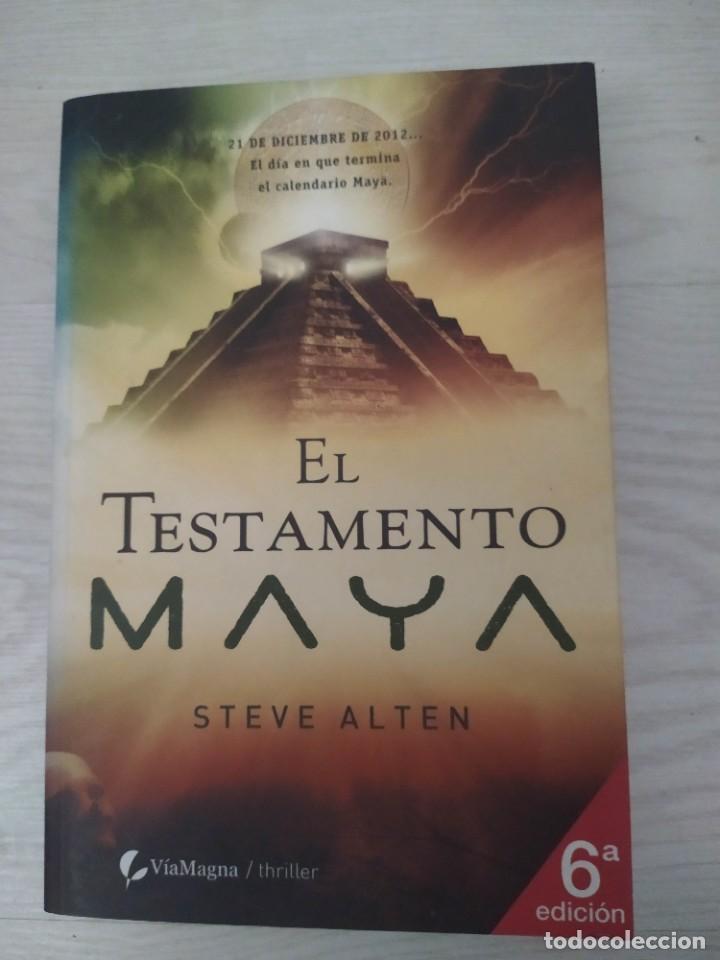 Libros de segunda mano: EL TESTAMENTO MAYA - STEVEN ALTEN - Foto 1