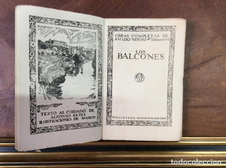 Libros de segunda mano: Libro. LOS BALCONES. AMADO NERVO - Foto 1