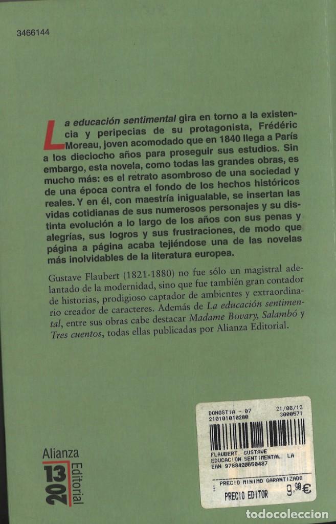 Libros de segunda mano: La educaci&oacute;n sentimental. Gustave Flaubert. 2010 - Foto 2