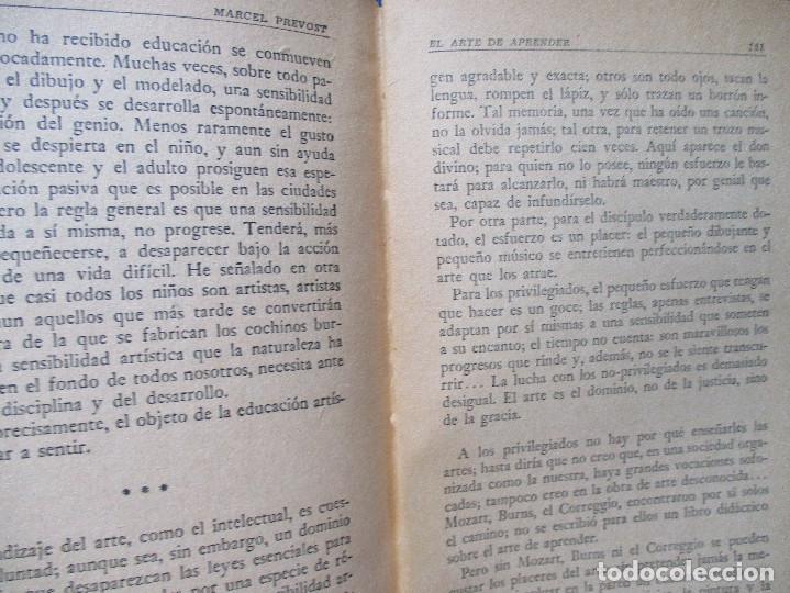 Libros de segunda mano: COLECCI&Oacute;N AUSTRAL 761 / EL ARTE DE APRENDER / MARCEL PREVOST - Foto 4